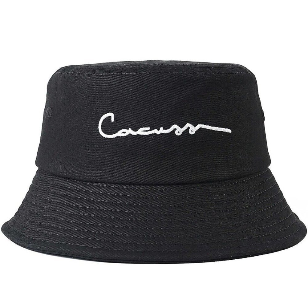 Cacuss Black Unisex Bucket Hat UPF50+